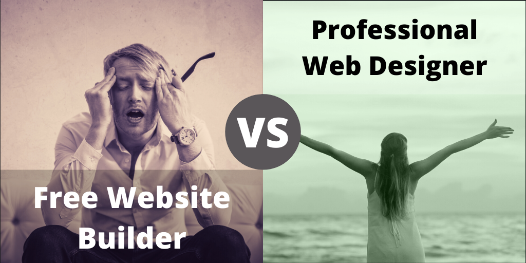 Free Website Builder vs Professional Web Designer